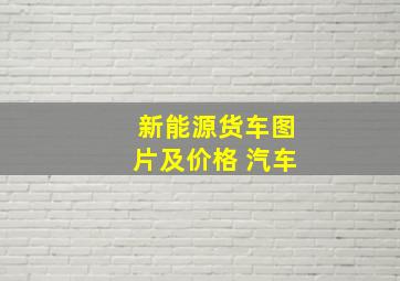 新能源货车图片及价格 汽车